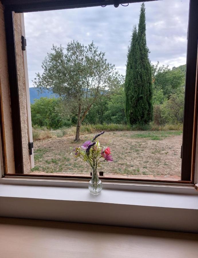 Logement D'Exception Pres Du Colorado Provencal Dans Une Residence Au Calme Avec Piscine Offrant Une Vue Imprenable Sur Le Luberon Depuis Sa Terrasse Viens Kültér fotó