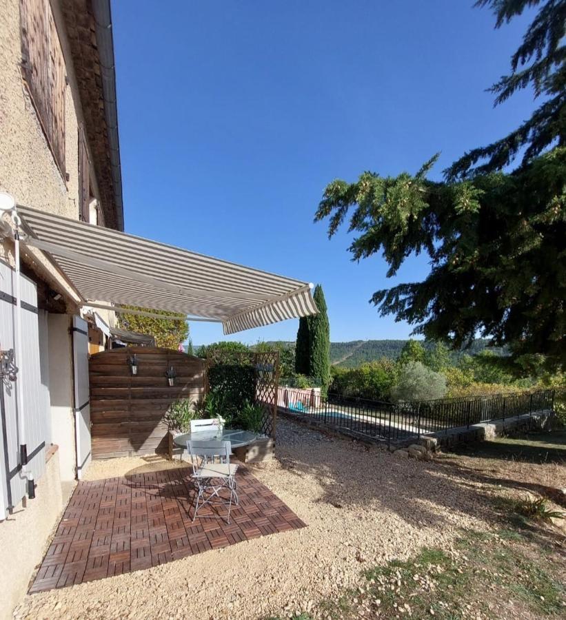 Logement D'Exception Pres Du Colorado Provencal Dans Une Residence Au Calme Avec Piscine Offrant Une Vue Imprenable Sur Le Luberon Depuis Sa Terrasse Viens Kültér fotó